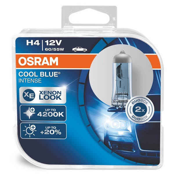 ΛΑΜΠΕΣ OSRAM H4 COOL BLUE INTENSE 4200K +20%